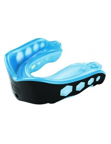 Protège dent enfant Gel Max Convertible Shock Doctor noir/bleu
