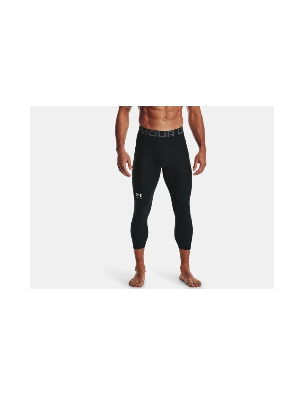 UA HG Armour 3/4 Legging-BLK