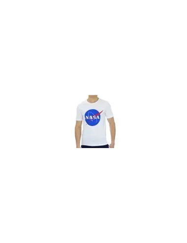 T Shirt GLOBE NASA blanc