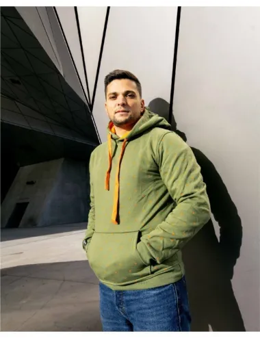 SWEAT TRENDY MULTY VERT ORANGE