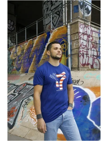 TSHIRT CLASSIQUE NOIR - LOGO USA