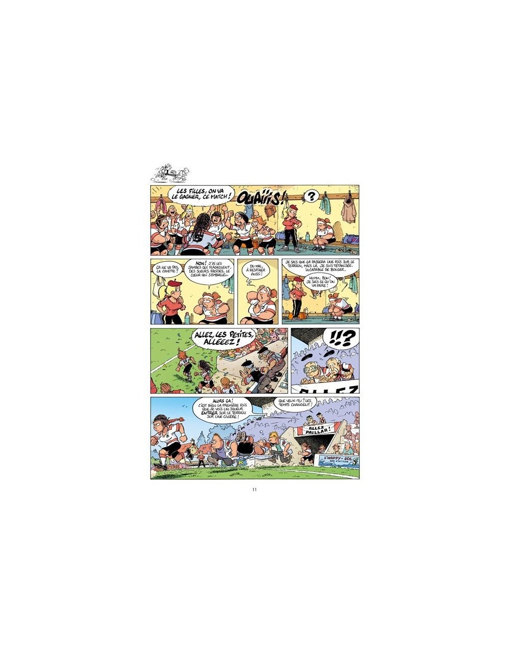BD Les Rugbymen "On va leur en mettre plein les yeux" Tome 1