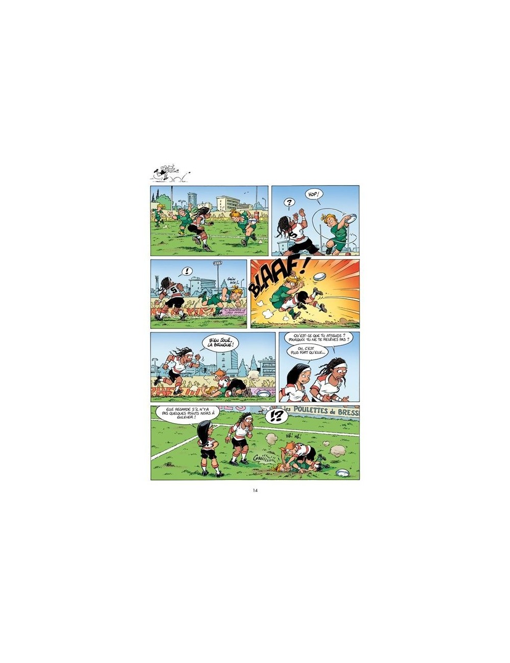 BD Les Rugbymen "On va leur en mettre plein les yeux" Tome 1
