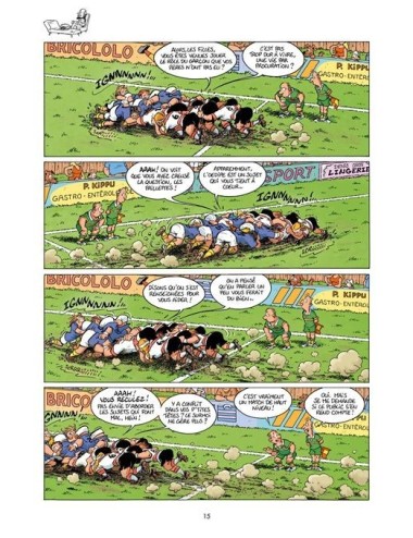 BD Les Rugbymen "On va leur en mettre plein les yeux" Tome 1
