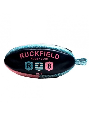 TROUSSE DE TOILETTE CUIR RUGBY CLUB ROSE