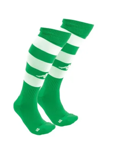 Chaussette Rayée LIPENO Vert/Blanc