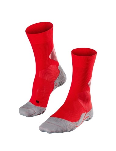 Chaussette unie 4 Grip Cus Falke rouge PE22