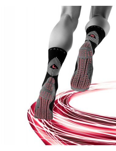 Chaussette unie 4 Grip Cus Falke rouge PE22