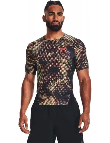 T Shirt Compression UA HG ARMOUR Prtd