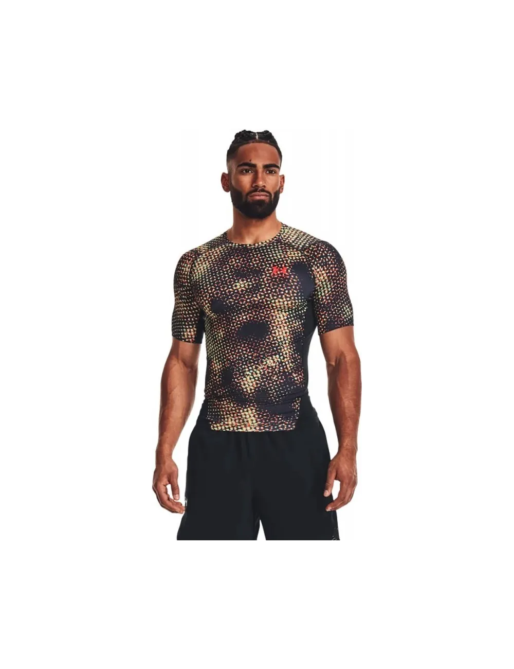 T Shirt Compression UA HG ARMOUR Prtd
