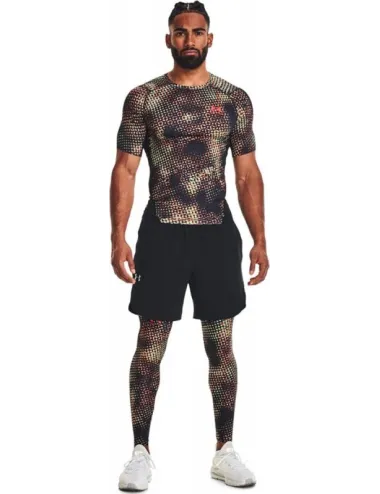 T Shirt Compression UA HG ARMOUR Prtd