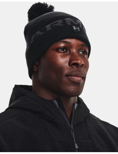 BONNET UA HALFTIME FLEECE noir