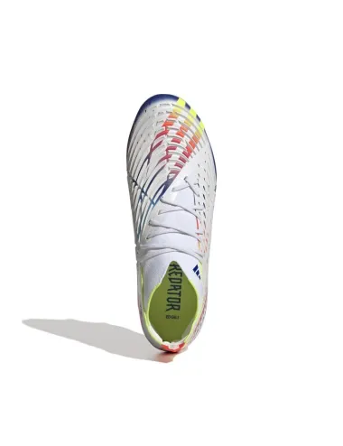 PREDATOR EDGE.1 SG blanc/jaune/bleu/rose