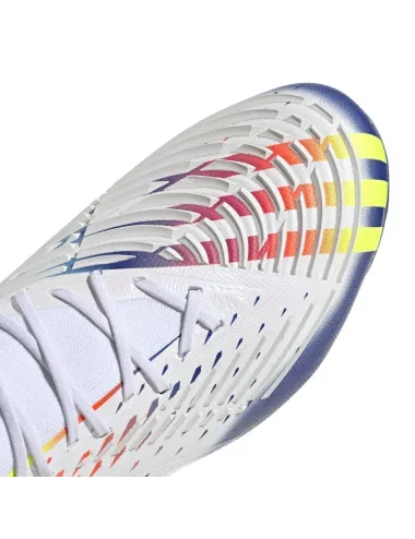 PREDATOR EDGE.1 SG blanc/jaune/bleu/rose