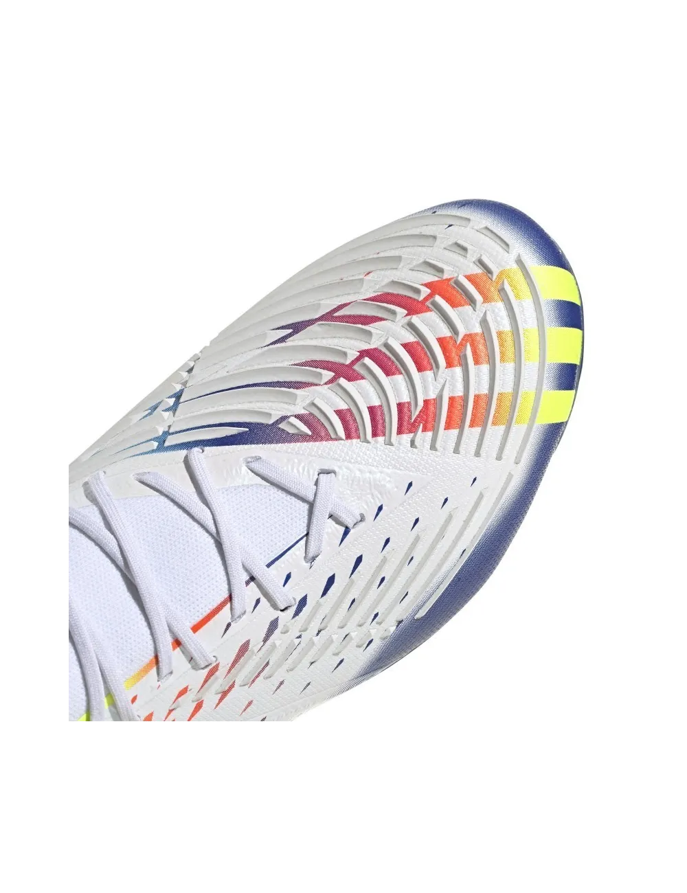 PREDATOR EDGE.1 SG blanc/jaune/bleu/rose