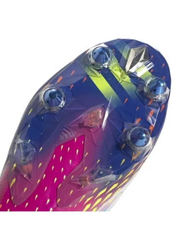 PREDATOR EDGE.1 SG blanc/jaune/bleu/rose
