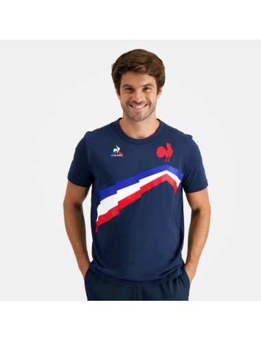 FFR FANWEAR T-SHIRT SS N°1 BLEU