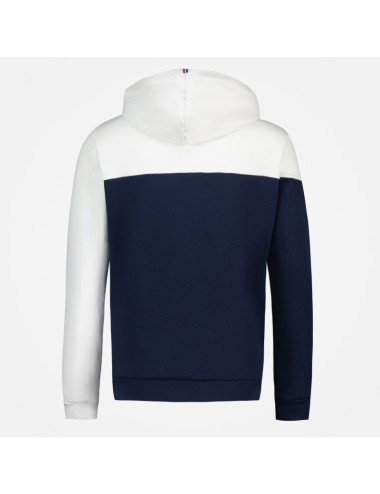 FFR FANWEAR SWEAT CAPUCHE N°2 M BLANC ET BLEU