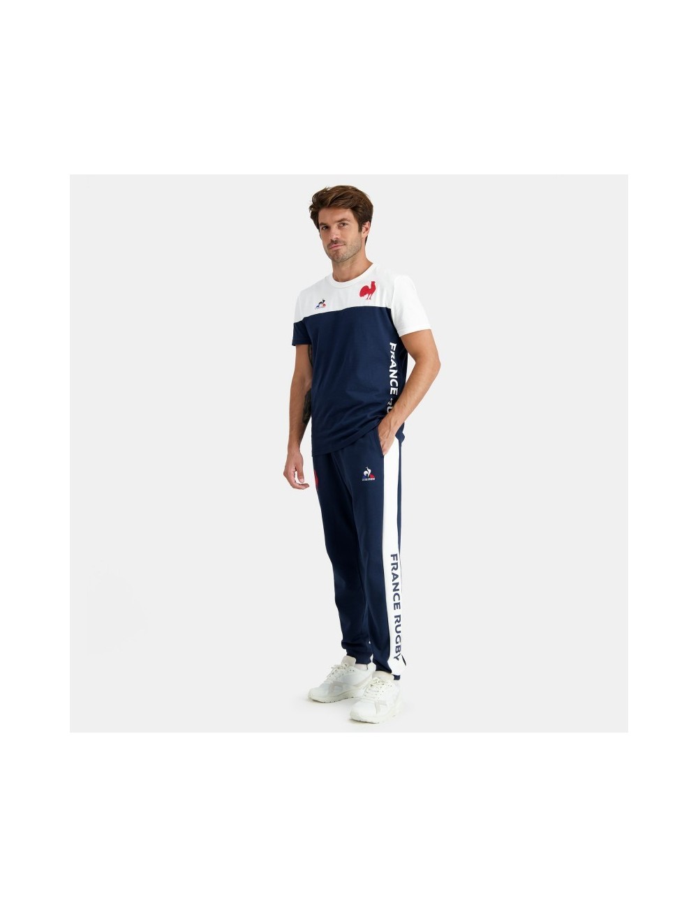 FFR FANWEAR PANTALON N°2 M BLEU ET BLANC