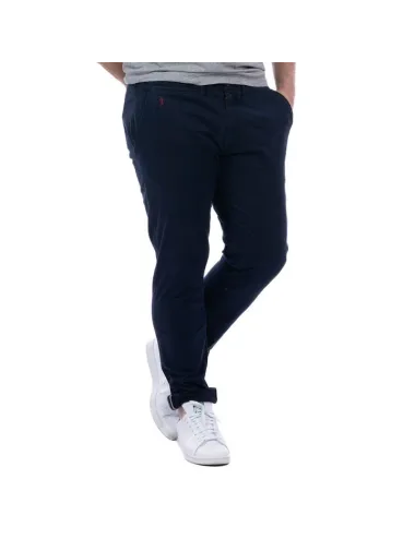 Pantalon chino bleu marine