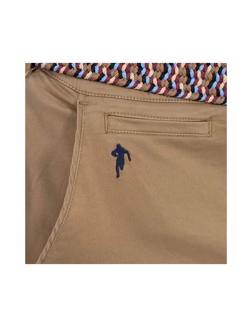 Pantalon chino beige foncé