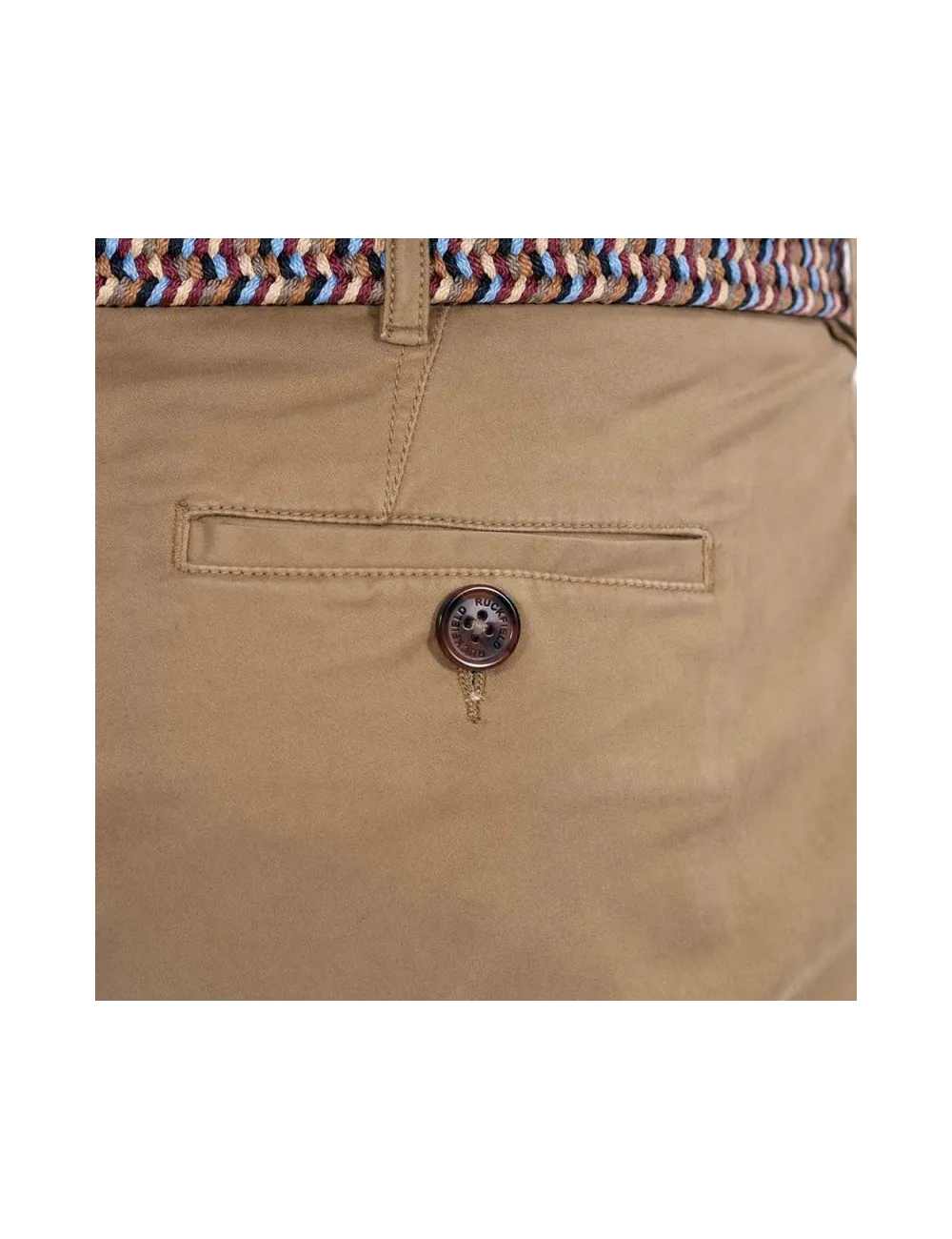Pantalon chino beige foncé