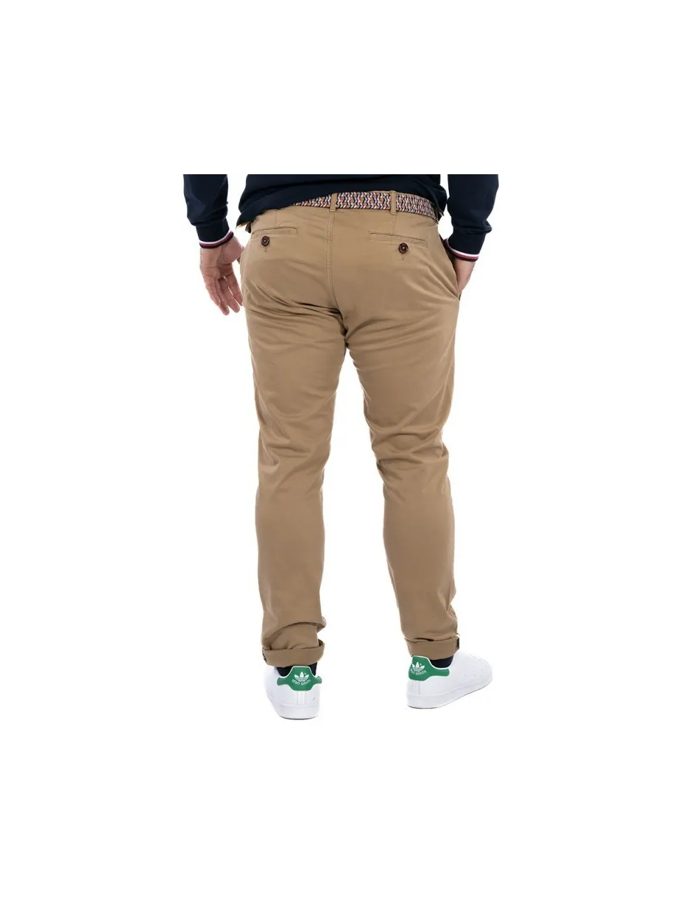 Pantalon chino beige foncé