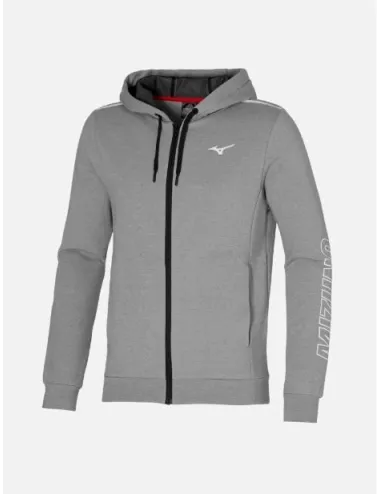 Athletic Mizuno Sweat FZ gris