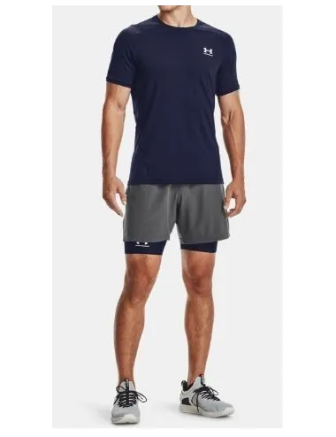 SOUS-SHORT DE COMPRESSION UNDER ARMOUR HEATGEAR BLEU MARINE