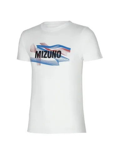 Tee shirt Mizuno Graphic Tee BLANC