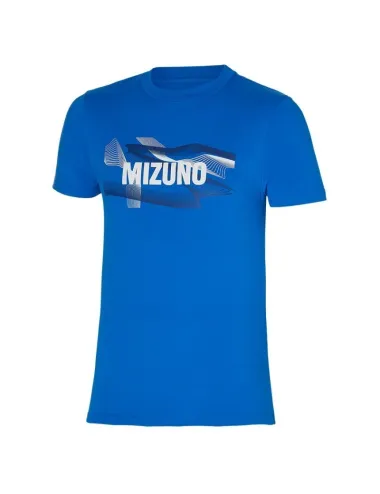 Tee shirt Mizuno Graphic Tee BLEU