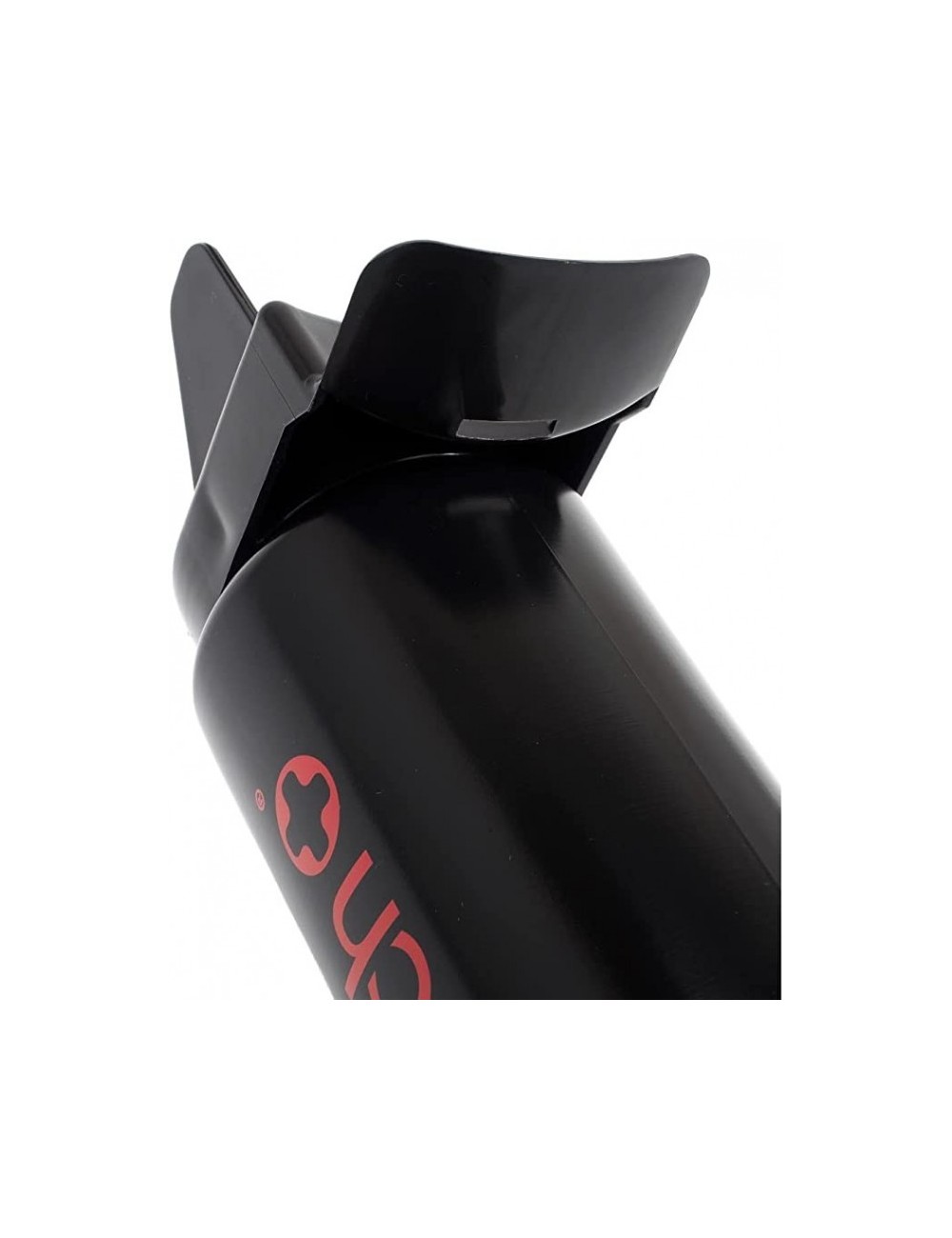 bouteille hygienique meditech 1 litre noir/rouge