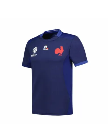 Maillot Replica XV de France Coupe du Monde de Rugby 2023 Le Coq Sportif bleu homme