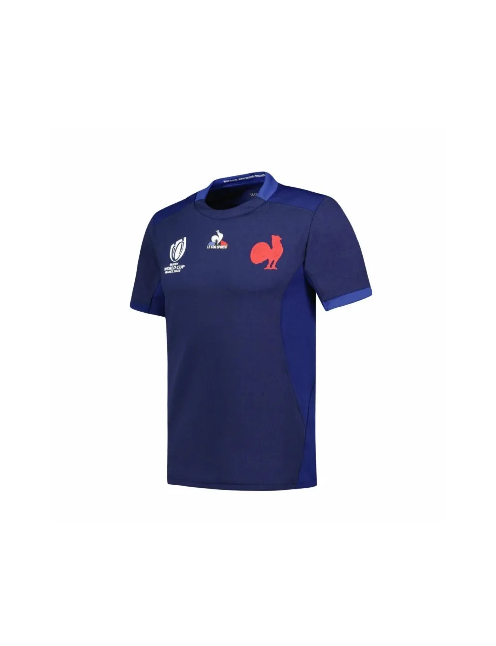 Maillot Replica XV de France Coupe du Monde de Rugby 2023 Le Coq Sportif bleu homme