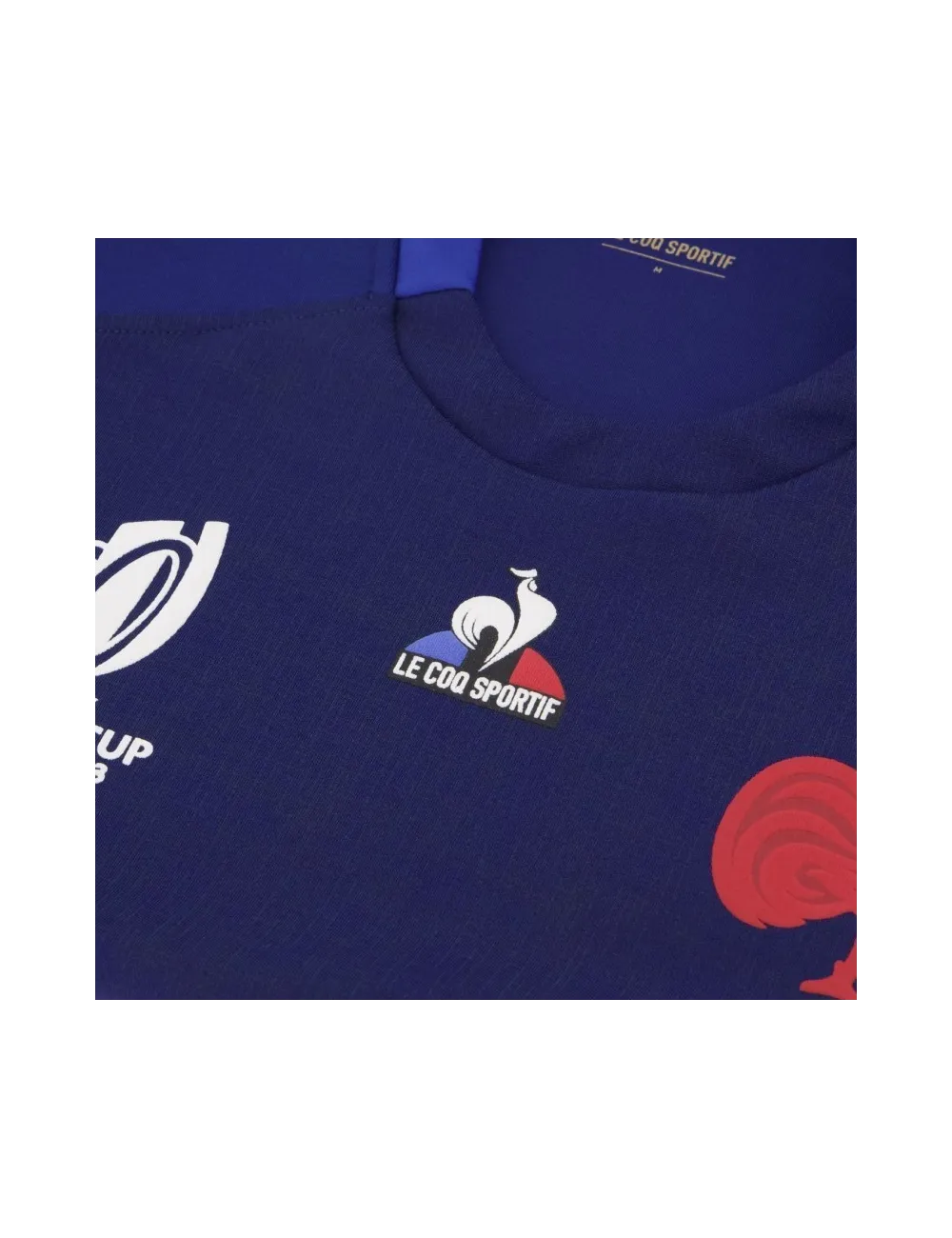 Maillot Replica XV de France Coupe du Monde de Rugby 2023 Le Coq Sportif bleu homme