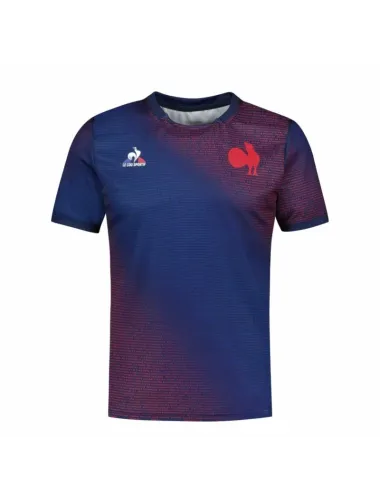 Maillot Training XV de France 2023 Le Coq Sportif bleu homme
