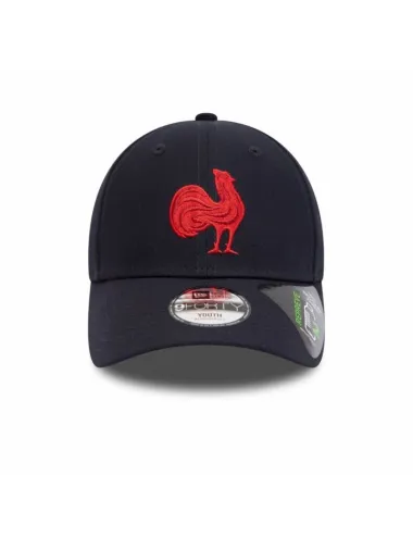Casquette FRANCE RUGBY & NEW ERA 9FORTY Repreve Bleu Enfant