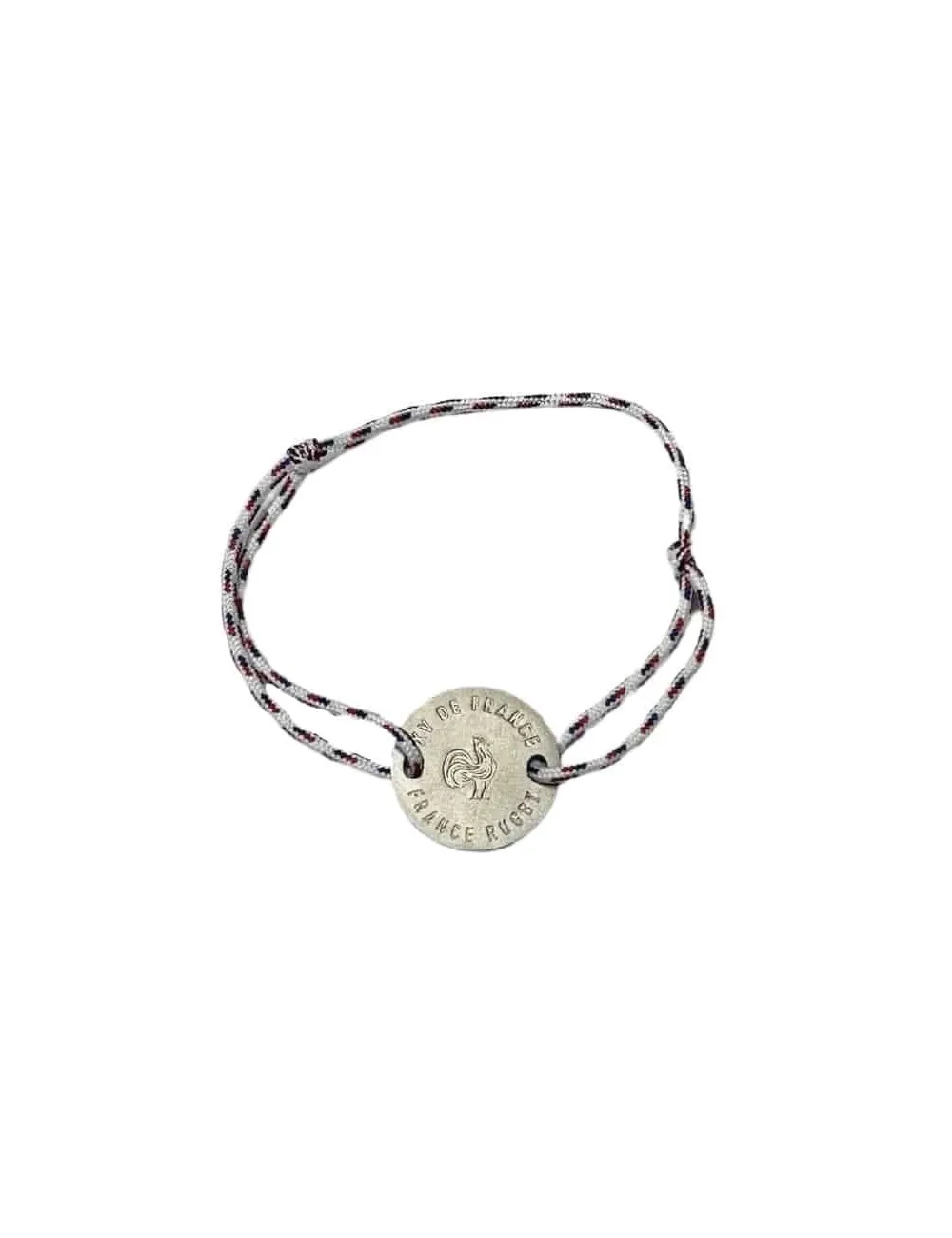 Bracelet France Rugby x Ovalie - XV de France - Blanc Tricolore