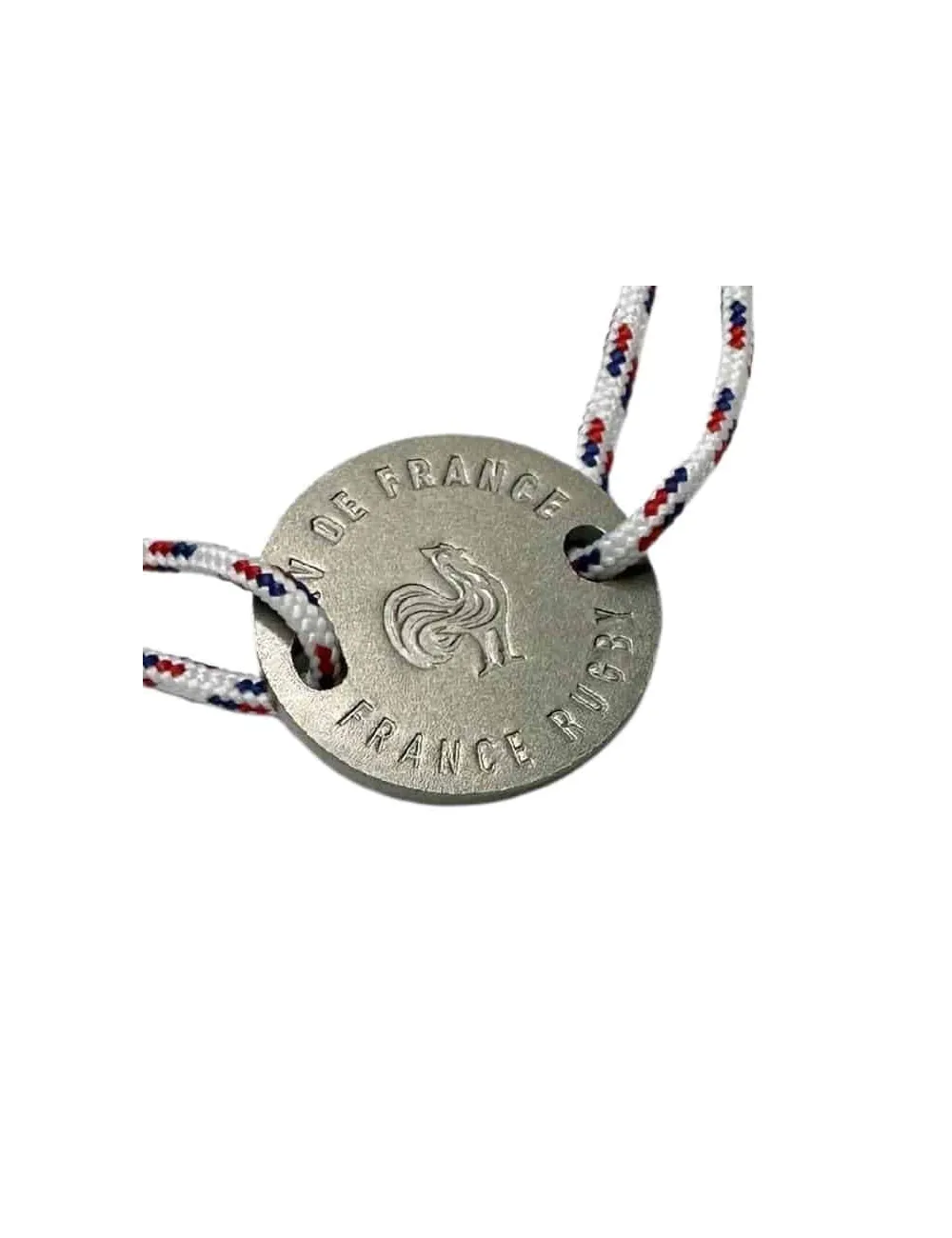 Bracelet France Rugby x Ovalie - XV de France - Blanc Tricolore