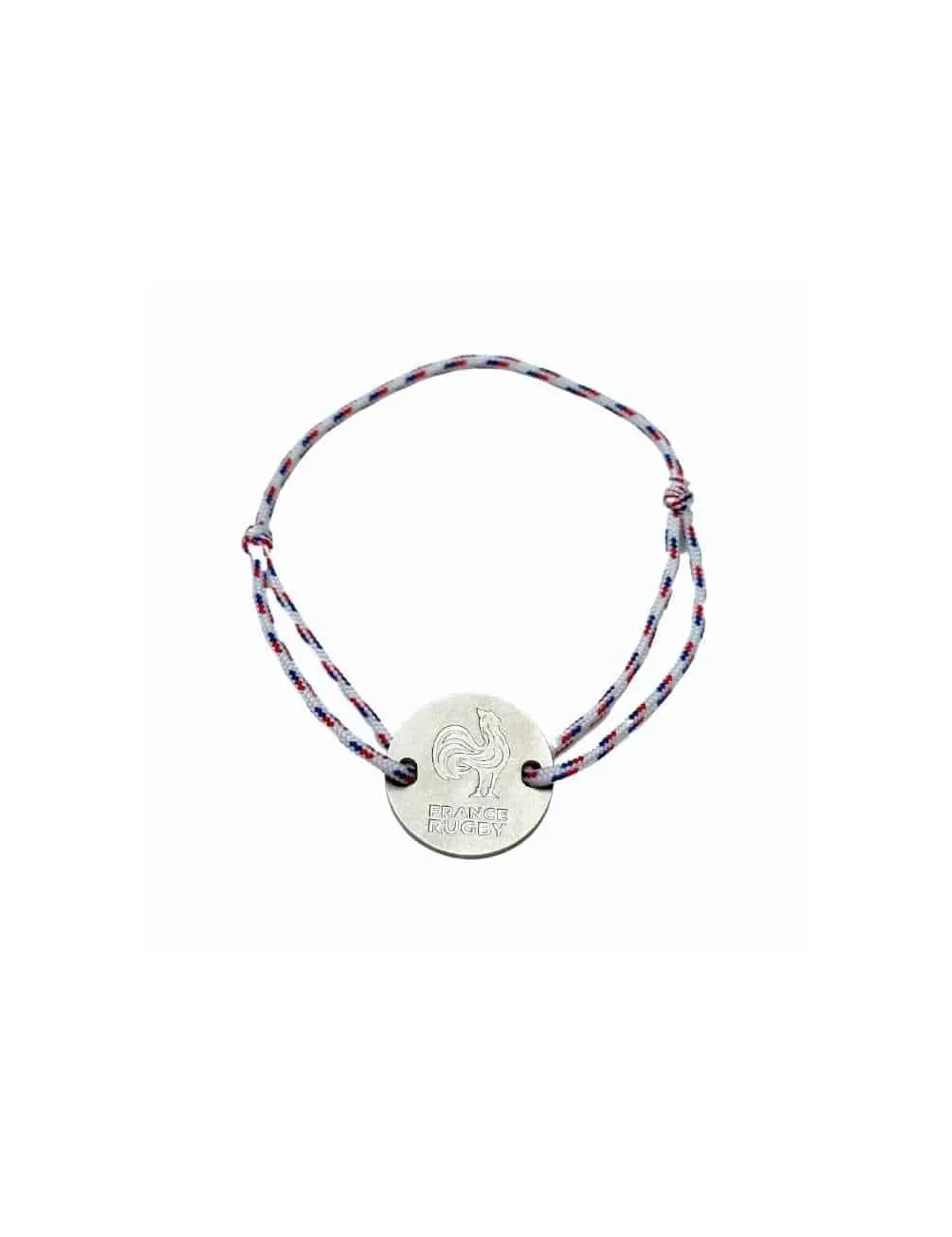 Bracelet France Rugby x Ovalie - XV de France - Blanc Tricolore