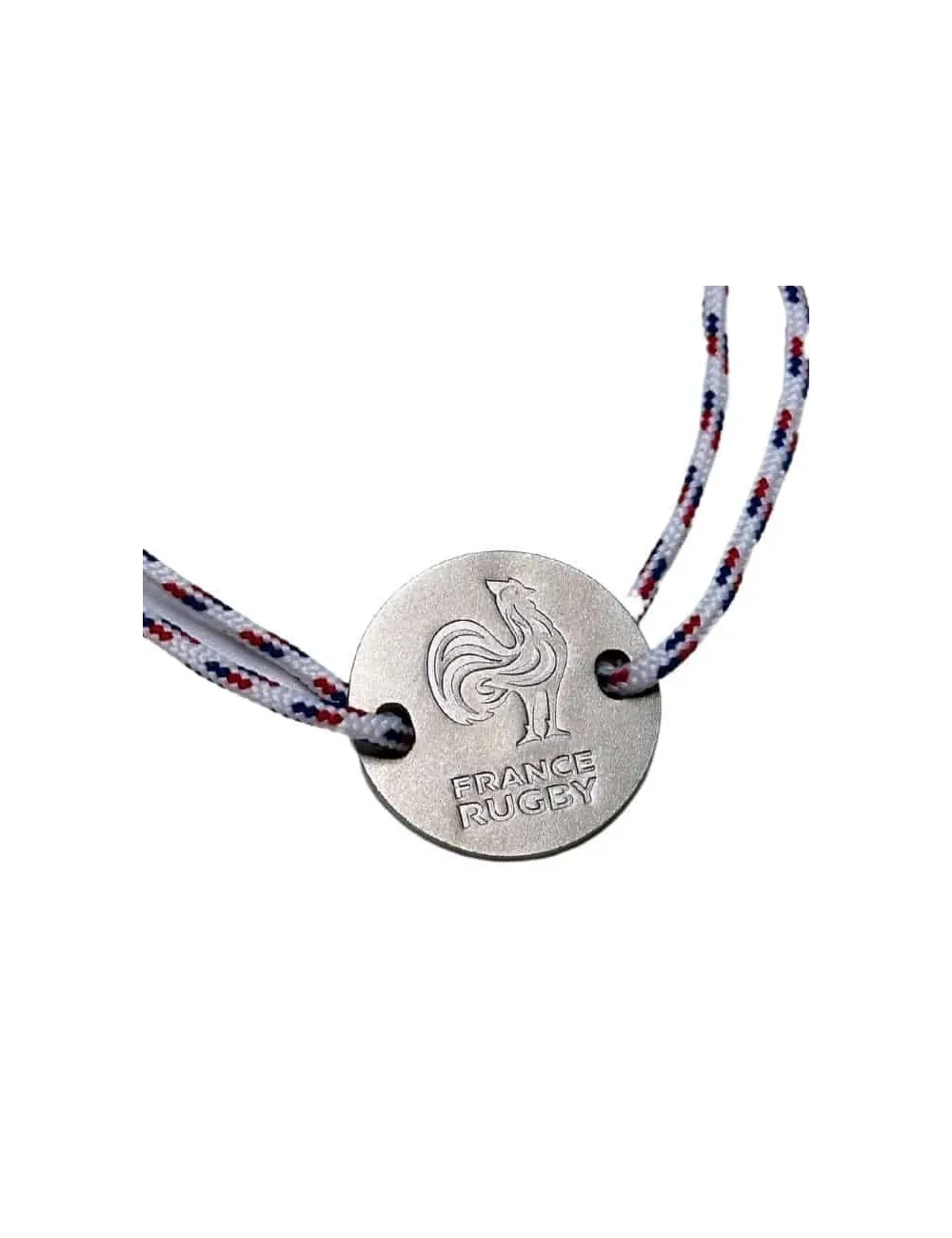 Bracelet France Rugby x Ovalie - XV de France - Blanc Tricolore