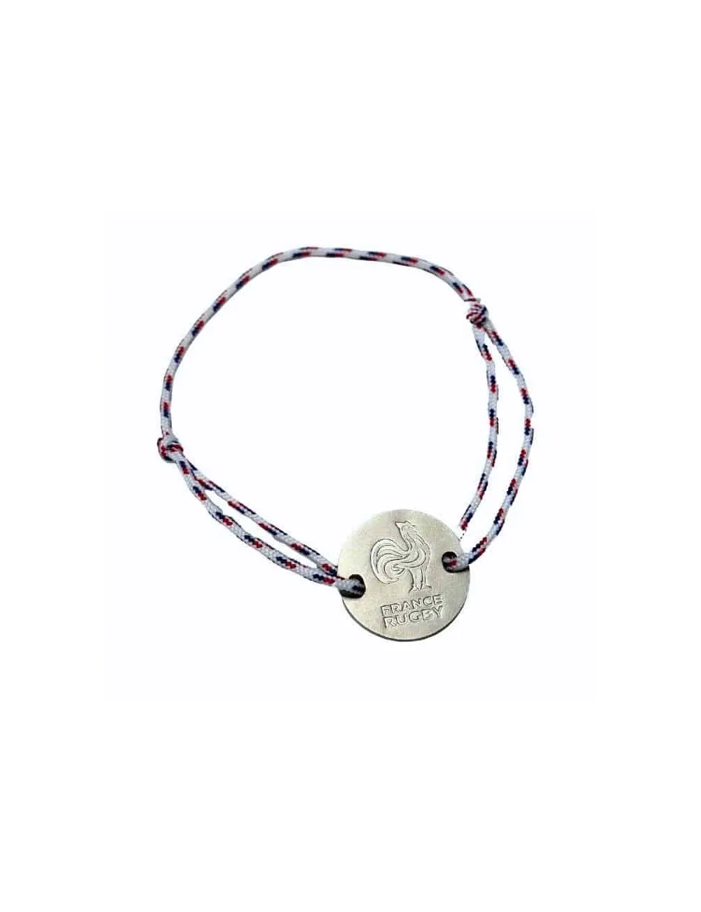 Bracelet France Rugby x Ovalie - XV de France - Blanc Tricolore