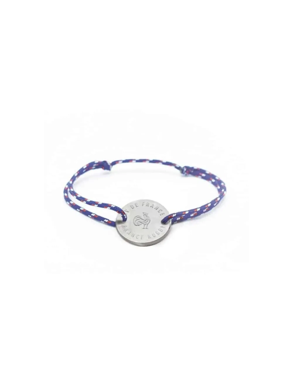 Bracelet France Rugby x Ovalie - XV de France - Blanc Tricolore