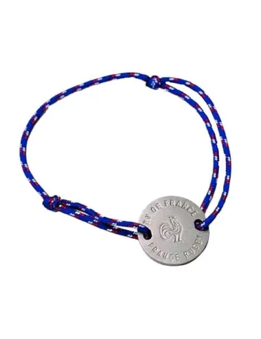 Bracelet France Rugby X Ovalie Original – XV de France – Bleu Tricolore