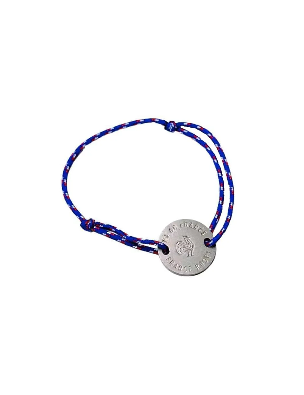 Bracelet France Rugby x Ovalie - XV de France - Blanc Tricolore