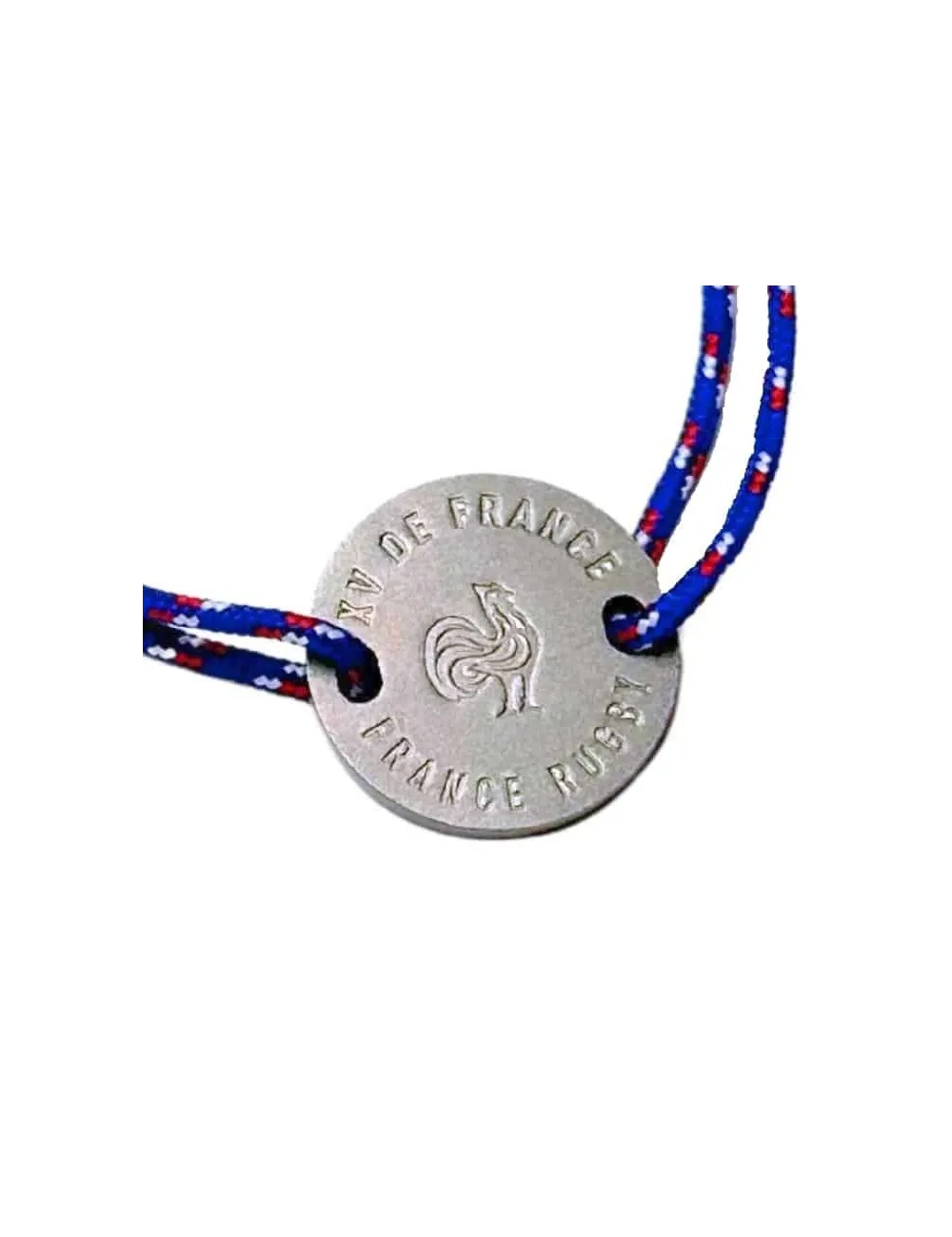 Bracelet France Rugby x Ovalie - XV de France - Blanc Tricolore