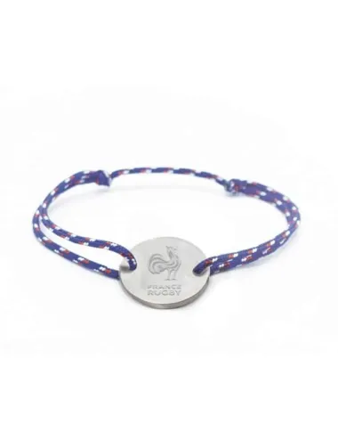 Bracelet France Rugby X Ovalie Original – France Rugby – Bleu Tricolore