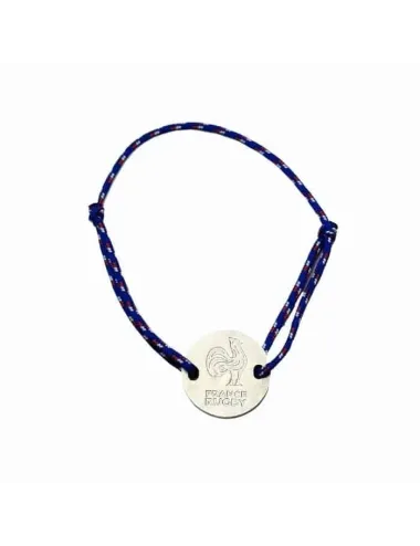 Bracelet France Rugby X Ovalie Original – France Rugby – Bleu Tricolore