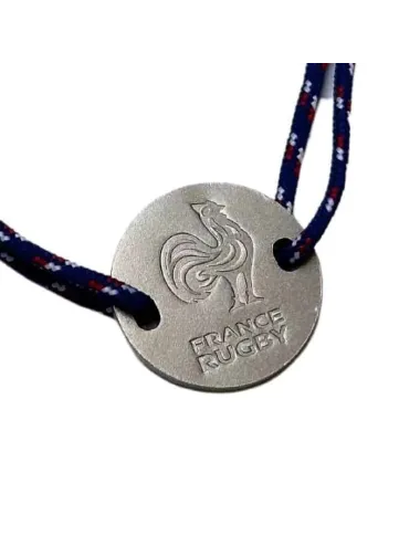 Bracelet France Rugby X Ovalie Original – France Rugby – Bleu Tricolore
