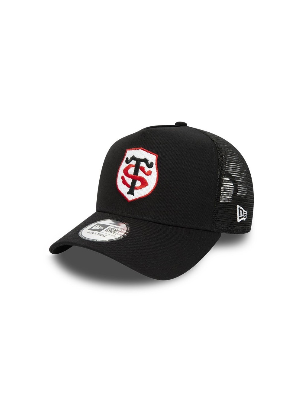 Casquette STADE TOULOUSAIN & NEW ERA REPREVE TEAM LOGO TRUCKER  noir Adulte